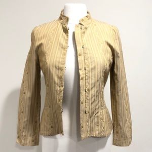 Zara Vintage Jacquard Jacket NWOT
